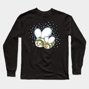 Bee Bee Pacifier Baby Shower Gift For Women Long Sleeve T-Shirt
